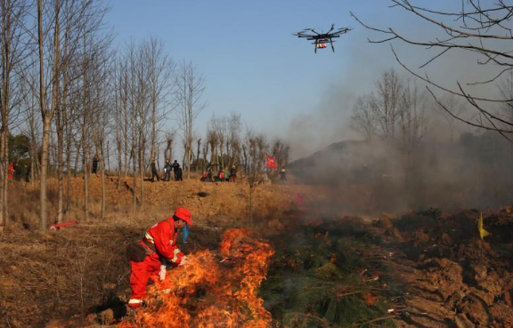 消防无人机空中巡查 防范森林火灾隐患(图1) 消防无人机